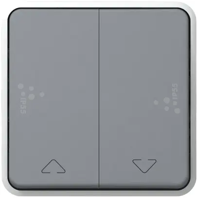 Pulsante per tapparella PLEXO 3+3/1L grigio 