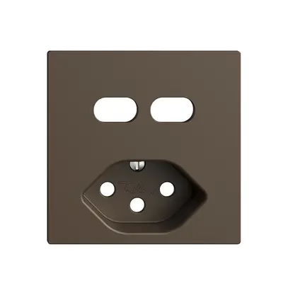 Kit de montage Feller EDIZIOdue pour prise USB 2×type C + type 13 coffee 