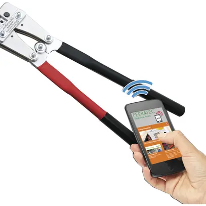 Utensile per crimpatura manuale Intercable MPR50iNFC, 6…50mm² 