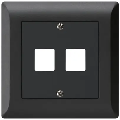 Kit frontal ENC HMS kallysto.line pour 2 modules noir 