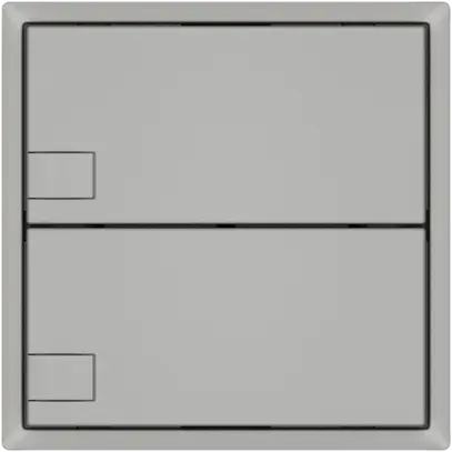 Poussoir KNX RGB EDIZIO.liv SNAPFIX® capteur temp.s.LED 2× comm.1T grc 