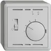 Thermostat d'ambiance AP EDIZIOdue gris clair, avec sonde et câble 