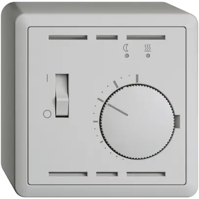 Thermostat d'ambiance AP EDIZIOdue gris clair, avec sonde et câble 