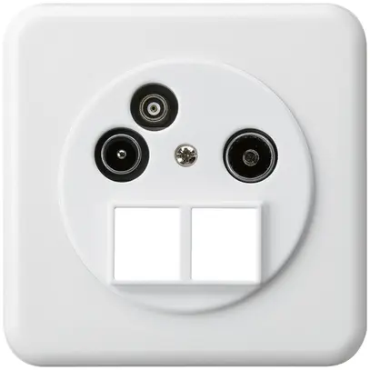 Presa d'antenna INC TV-R-Dati basico HMS C 2GHz 19db bianco 