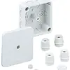 Boîte dérivation AP WK 007 vide, 80×80×38mm 