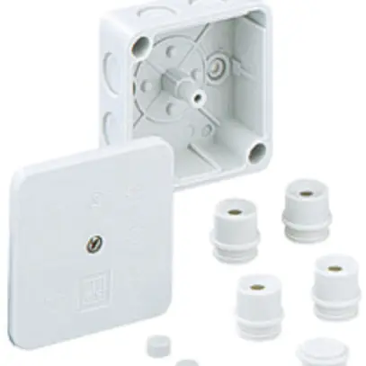 Boîte dérivation AP WK 007 vide, 80×80×38mm 