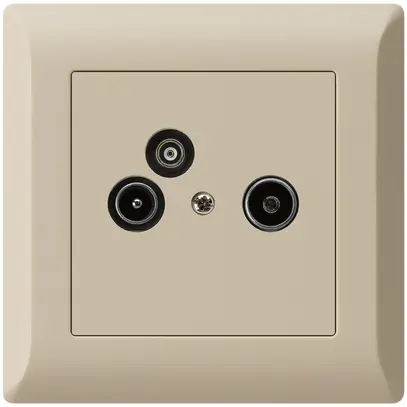 Presa antenna INC R/TV/dati kallysto.line 2GHz 19db beige 