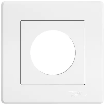 UP-Abdeckset EDIZIO.liv SNAPFIX® Thermostat 96×96×7mm weiss IP20 