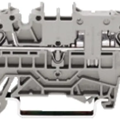 Borne WAGO TopJob-S 2.5mm² 4L gris série 2002 contours égaux 