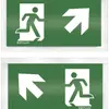 Plaque avec pictogramme ESYLUX pour SLX 2 part.flèche haut d/g 