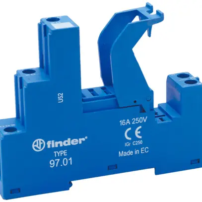 Zoccolo Finder per relè 46.61 raccordo a vite con staffa in plastica 