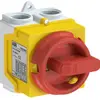 Interrupteur de sécurité AP ABB, 3P 20A 400V plastique poignée rouge/jaune 