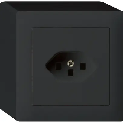 Presa AP kallysto T23 nero con morsetti ad innesto 