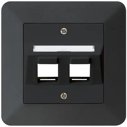 Kit de montage ENC kallysto.trend 2×Keystone noir 