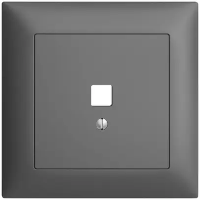 Kit frontal ENC EDIZIOdue gris foncé 88×88mm pour interface USB 