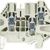 Durchgangs-Reihenklemme WT 0.14…6mm² 32A 1000V 3×Schraub.1 Et.Hutschiene TH35 gr 