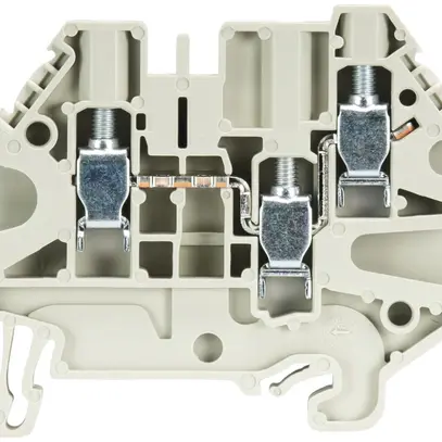 Borne de passage joignable WT 0.14…6mm² 32A 1000V 3×vis 1 ét.rail DIN 35mm gr 