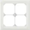 UP-Kopfzeile EDIZIO.liv prestige SNAPFIX® 2×2 154×154mm glas weiss 