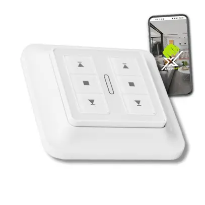 Interruttore tapparella 2 canali KnockautX, da BRELAG 