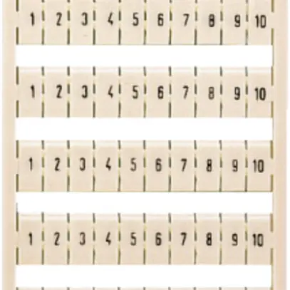 Carta di marcaggio WAGO 10×1…10 bianco 