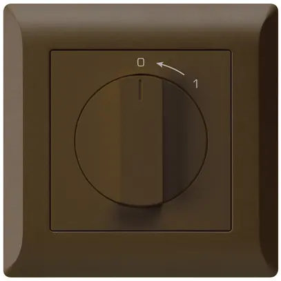 Contatto rotativo INC 0<1/1L kallysto.line marrone con manopola 