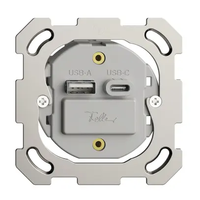 Presa INC USB 18W tipo A + tipo C Feller BSM 230V 3600mA 