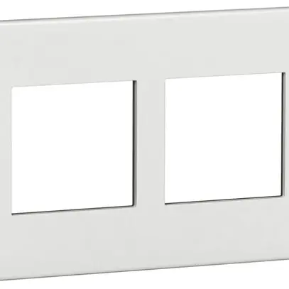 Abdeckrahmen ATO 2×1 Modul vertikal/horiz. weiss 