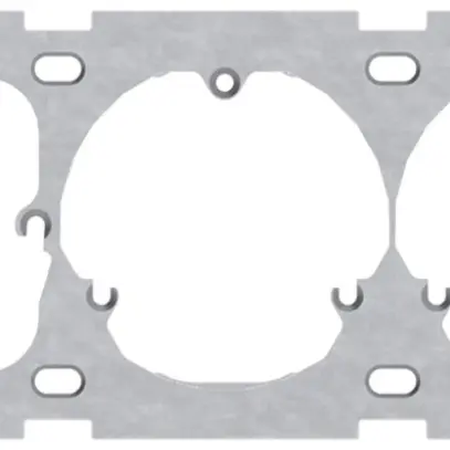 Plaque de fixation ABB 1×3 fixation à 2 points+2×à 3 points 