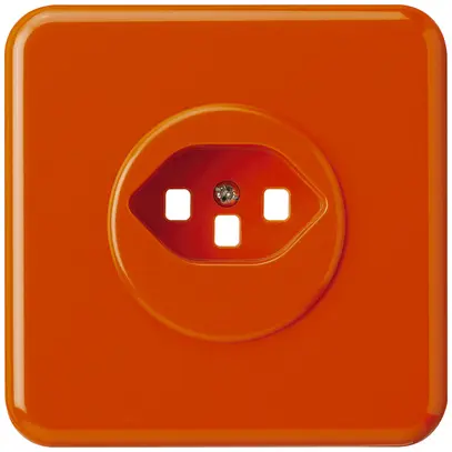 Kit frontale INC basico tipo 23 arancione 86×86mm per morsetti a vite 