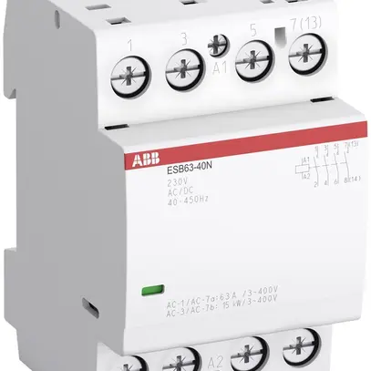Contacteur AMD ABB ESB63, 4F 63A AC-1, 230VAC/DC 