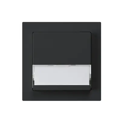 Kit frontale kallysto 60×60 nero per pulsante per suoneria 