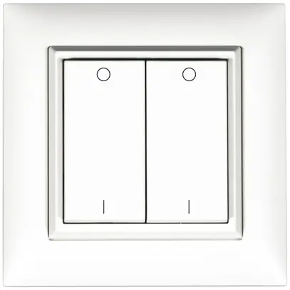 Poussoir RF AP ALADIN EnOcean EDIZIOdue, 2-fois, blanc, I/0 