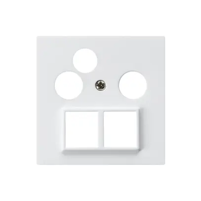 Plaque frontale HMS kallysto pour R/TV-données blanc 