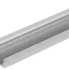 Profilé à rebord LDV FLAT PF03/UW/25×7/12/1, largeur utile 12mm, 1m, Al 