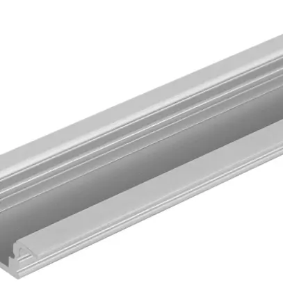 Profilo a flangia LDV FLAT PF03/UW/25×7/12/2, larghezza utile 12mm, 2m, al 