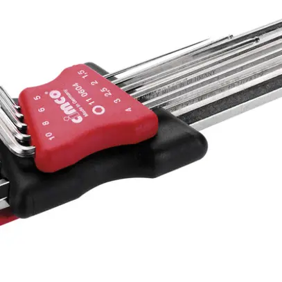 Jeu de clés mâles 6 pans CIMCO 9 pièces 