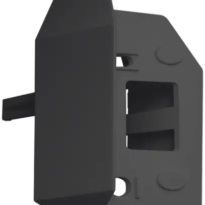 Zoccolo per angolo esterno per lampada automatica nero 