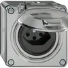 Presa AP ELEMENT SNAPFIX® 1×tipo 13 10A 250V con coperchio IP20 all 