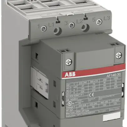 Contacteur ABB AF116-30-00-13 3P 160A/116A (AC-1/AC-3) 100…250VUC à vis 