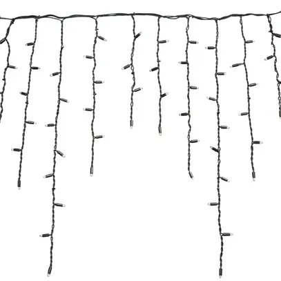 Lichtvorhang MK Ice Lite 174 3×0.9m 230V 174 LED warmweiss, Kabel schwarz, IP67 