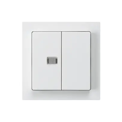 Kit frontale kallysto bianco con 1 lente 60×60mm 