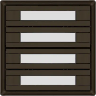 Pulsante KNX RGB EDIZIO.liv SNAPFIX® sensore temp.s.LED targ.4× com.2T ma 