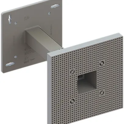 Support p.appareils téléscopique AGRO 110×110mm p.tube Ø20mm p.isolat.80…160mm 