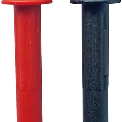 Jeu de pinces d'essai CIMCO 4mm CAT III/1000V max.16A 1m noir/rouge 