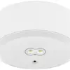 Lampada di emergenza LED AP DOTLUX EXITtop Ø140mm 8h bianco 