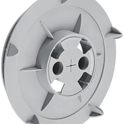 Couvercle p.boîtier d'encastrem.HSB Lumina p.LED et détecteur Ø44mm s.halogène 