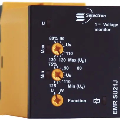 Relais surv.tension EMR SU21J 2C, 1 phase, 24VDC 