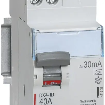 Disjoncteur pour tete de groupe Legrand 2P 25A 30mA type A 