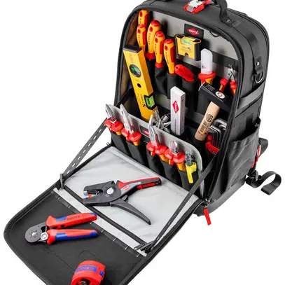 Zaino portautensili KNIPEX Modular X18 22 pezzi 