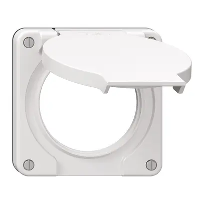 Coperchio con coperchio ribaltabile NEVO Ø60mm bi (guarn.ne) 